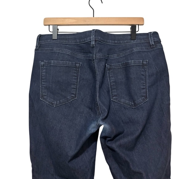 Loft Modern Skinny Dark Blue Jeans Women's Size 32/14 - Picture 7 of 15